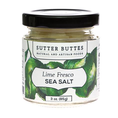 Lime Fresco Sea Salt - Sutter Buttes Olive Oil Company