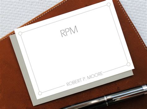 Personalized Monogram Stationery Monogram Stationery Note | Etsy