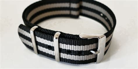 NATO strap Bond - Polished Steel 20mm | vondoren