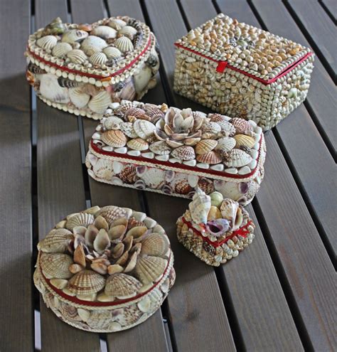 A Fun Collectible...Decorative Shell Boxes... - Itsy Bits and Pieces