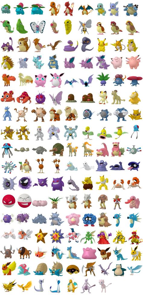 Pokemon 3D Pro Kanto Dex by KrocF4 on deviantART | Pokemon pokedex, 151 ...