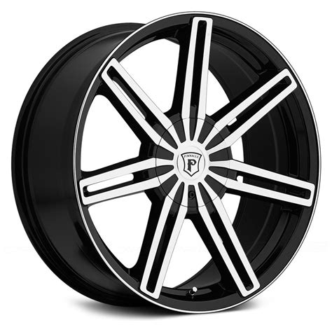 PINNACLE® ETHOS Wheels - Black with Machined Face and Pinstripe Rims