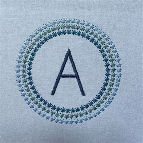 Monogram Embroidery Font, 2 Sizes, Instant Download - Etsy