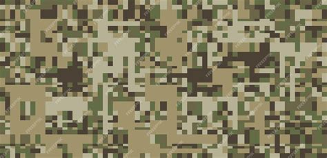 Premium Vector | Camo pattern for army uniform