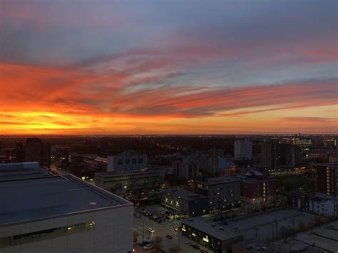 Sunset in Winnipeg, Canada. : ImagesOfCanada