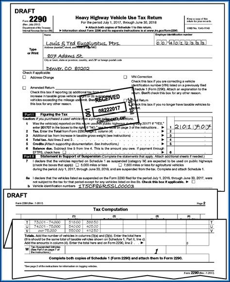 Form 2290 Irs Instructions - Form : Resume Examples #A19XaqoY4k