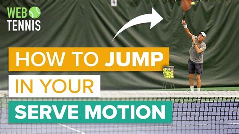 How to 'Jump' in Your Serve Motion - Tennis Serve Drill & Tips - YouTube