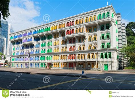 The Old Hill Street Police Station In Singapore Editorial Image - Image ...