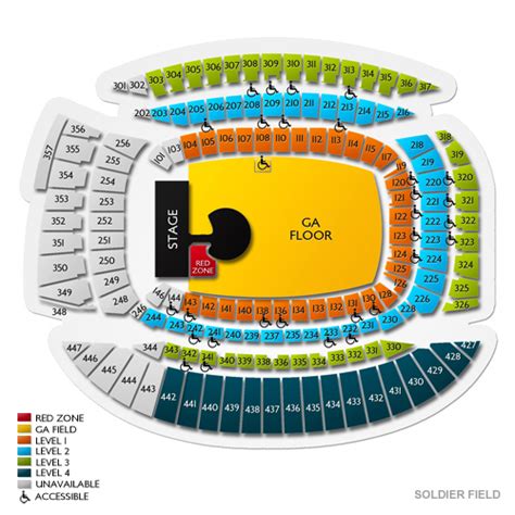 Soldier Field Tickets - Soldier Field Seating Charts - Soldier Field ...