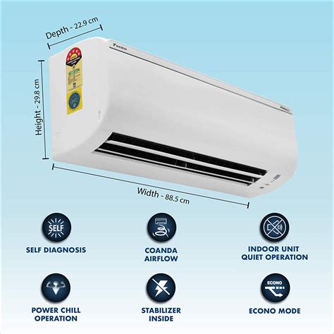 Daikin 1.5 Ton 5 Star Split AC - Inverter FTKG50TV16 - Fundamental