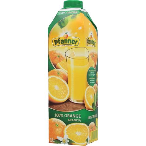 Pfanner Orange Juice 100 % 1L - Juices & Nectars - Juice & Soda ...