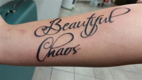 Beautiful chaos tattoo | Chaos tattoo, Tattoos, Art tattoo