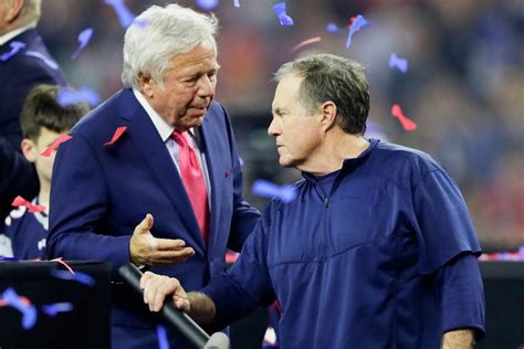 REPORT: There Is 'Tension' Growing Between Bill Belichick and Robert ...