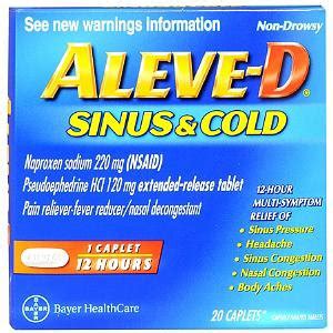 Aleve-D Sinus & Cold Reviews 2019