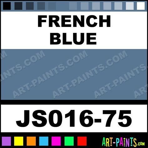 French Blue Artists Colors Acrylic Paints - JS016-75 - French Blue ...