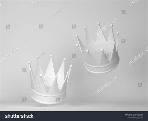 King Crown Minimal Scene 3d Illustration Stock Illustration 2184728035 ...