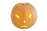 Image of scary pumpkin lantern | CreepyHalloweenImages