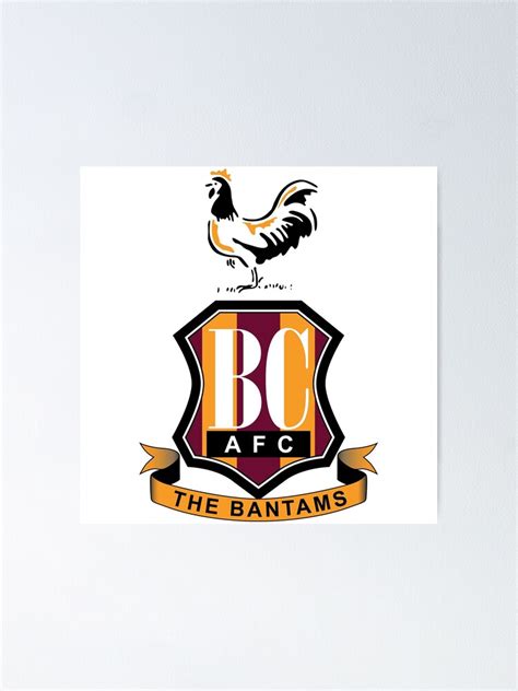 "Bradford City FC - Logo" Poster for Sale by DaronKautz44 | Redbubble