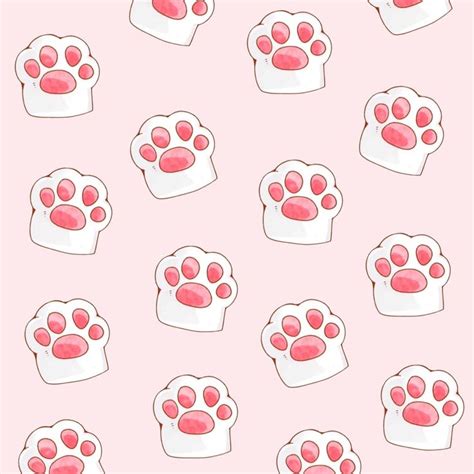 Pink Paw Wallpaper | Paw wallpaper, Pink paw print, Pink paws