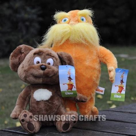 Buy Dr. Seuss the Lorax Plush Stuff Toys Lorax Bar-ba-loots Pipsqueak ...