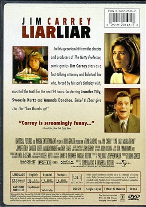 Liar Liar (DVD 1997) | DVD Empire