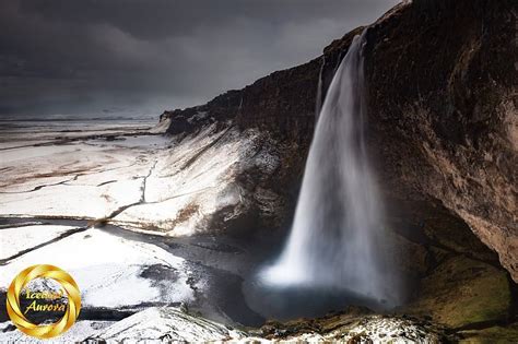 Seljalandsfoss Waterfall Drama - Iceland Photo Gallery