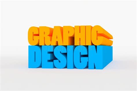 Big 3D Bold Text - Graphic Design Stock Illustration - Illustration of ...