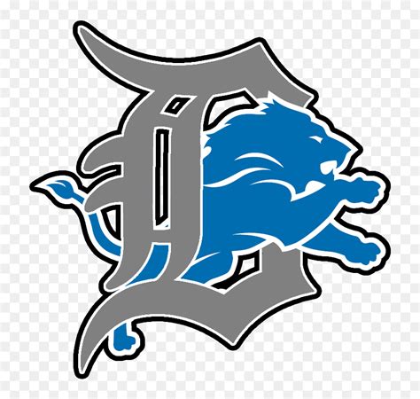 Detroit Lions Logos - Detroit Lions Logo, HD Png Download - vhv