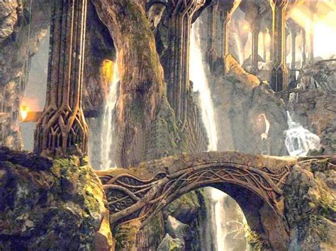 Mirkwood - Thranduil's Halls Legolas, Thranduil, Lord Of Rings, Elven City, Mirkwood Elves, John ...