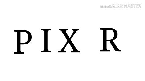 Pixar Logo Bloopers 1: A is missing - YouTube