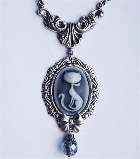 Cat cameo pendant by Pinkabsinthe on DeviantArt