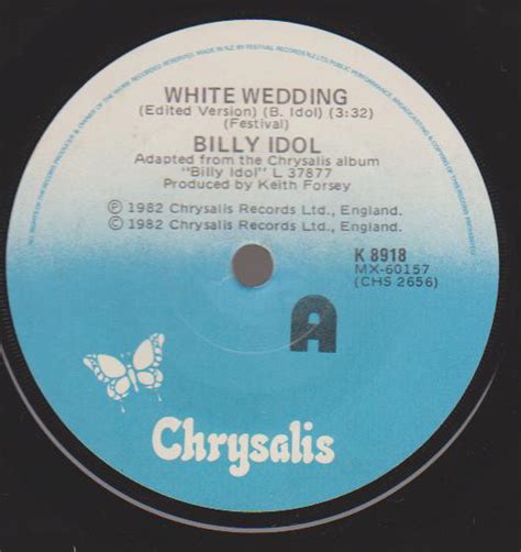 Billy Idol - White Wedding (1982, Vinyl) | Discogs