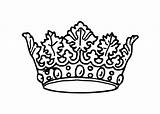 Crown Coloring Pages sketch template