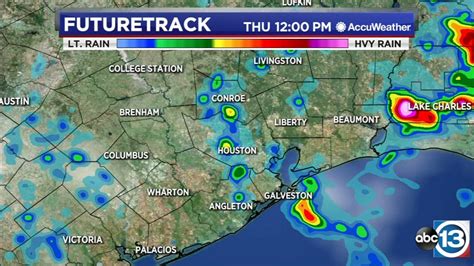 HOUSTON WEATHER: Scattered downpours Thursday, widespread storms this ...