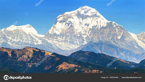 Mount Dhaulagiri, Nepal himalayas mountains — Stock Photo © prudek #190554486