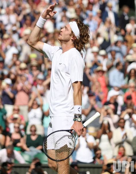 Photo: Andrey Rublev Vs Alexander Bublik at Wimbledon 2023 ...