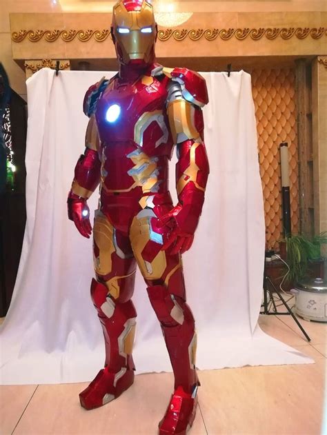 Iron Man MK43 Costume Iron Man Cosplay Costume portable sur mesure et film précis Iron Man ...