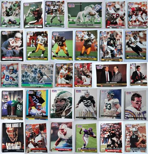 1991 Pro Set Football Cards Complete Your Set U You Pick From List 617 ...