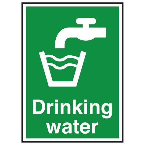 Drinking Water Sign