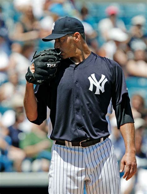 Andy Pettitte breaks out the stare in Spring Training | New york yankees baseball, New york ...