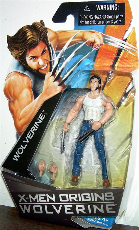 Wolverine X-Men Origins White Shirt Action Figure Hasbro