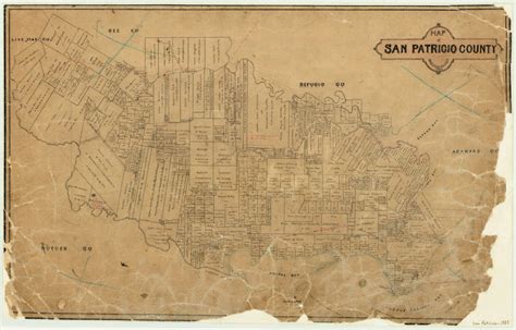 Map of San Patricio County – Legacy of Texas