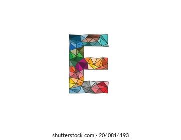 Colorful Letter E Logo Design Vector Stock Vector (Royalty Free ...