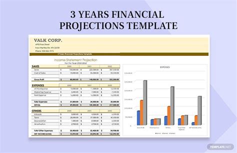 3 Year Financial Projection Template Google Sheets