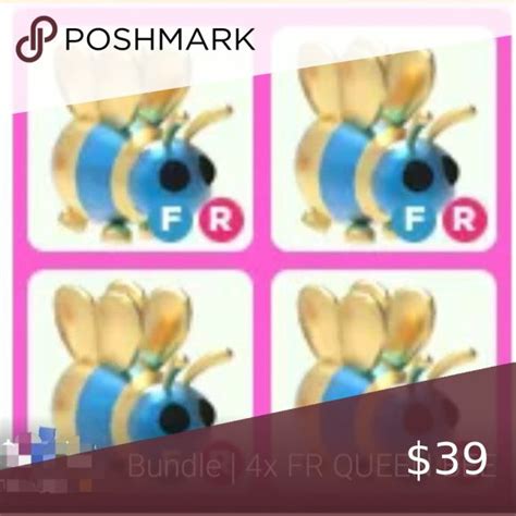 Roblox Adopt Me x4 FR Queen Bee Bundle | Queen bees, Adoption, Roblox