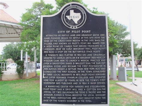 City of Pilot Point, Pilot Point, Texas Historical Marker | Flickr ...