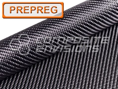 250° Cure Prepreg Carbon Fiber Fabric 2×2 Twill PREPREG Double Sided ...