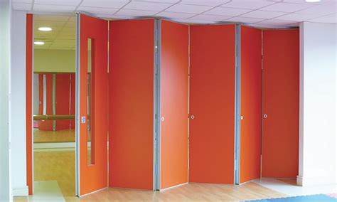 AMWalls | ASF100 Sliding Folding Wall System - Acoustic Wall Solution