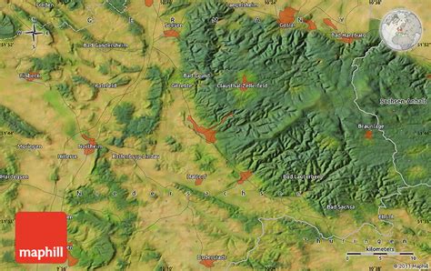 Satellite Map of Bad Harzburg