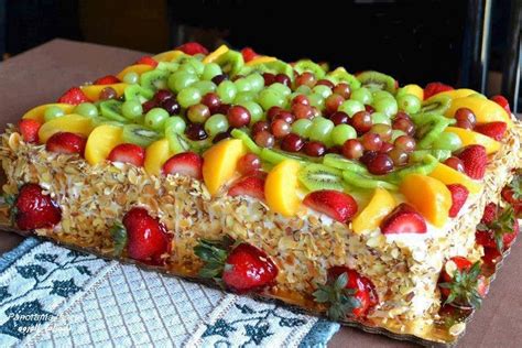 Gâteau d’anniversaire aux fruits – Gâteaux & Délices